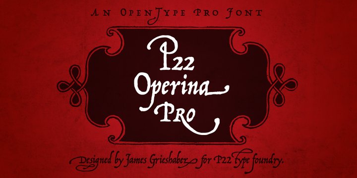 P22 Operina font
