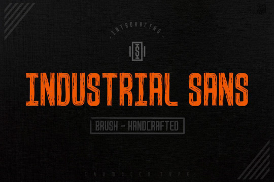Industrial Sans font
