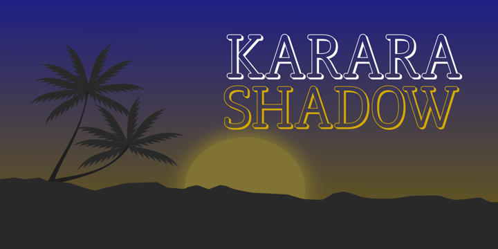 Karara Shadow font