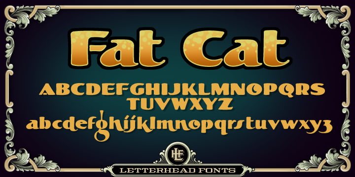 LHF Fat Cat font