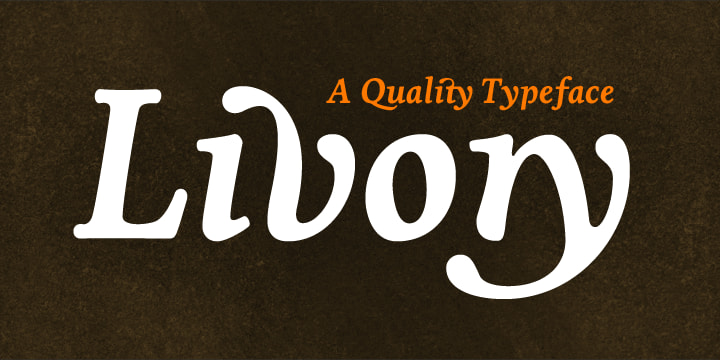 Livory font