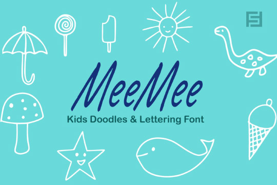 MeeMee Kids Doodles font