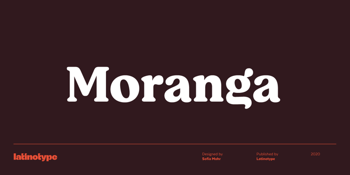 Moranga font