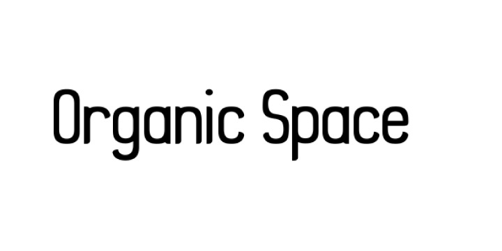 Organic Space font