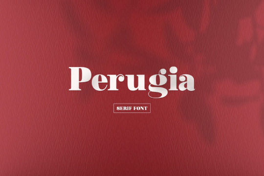 Perugia font