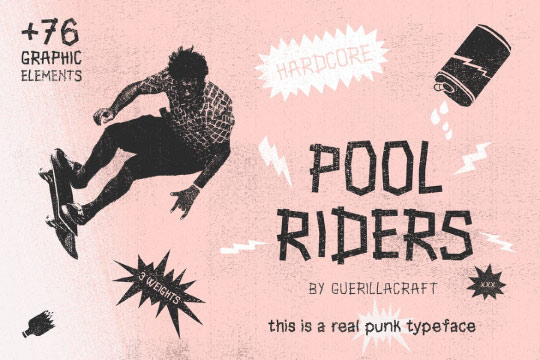 Pool Riders Typeface