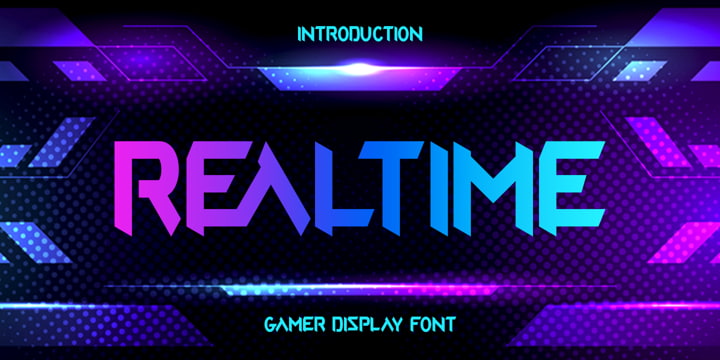 Realtime Gamer font