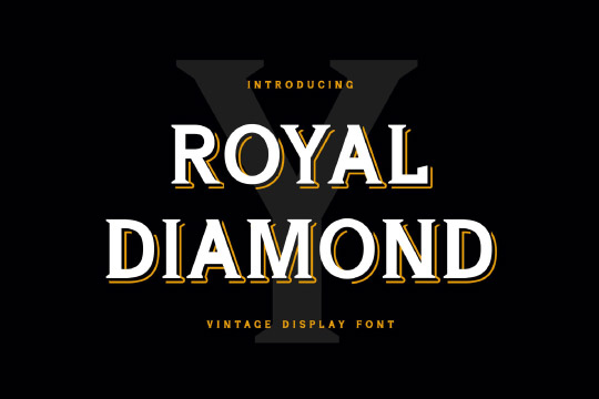 Royal Diamond Display Serif Font