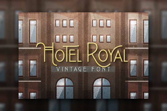 Royal Hotel Font