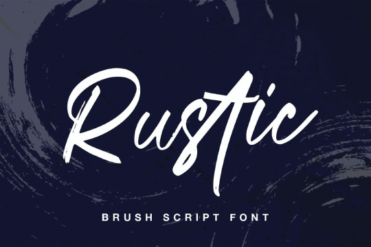 Rustic Brush font