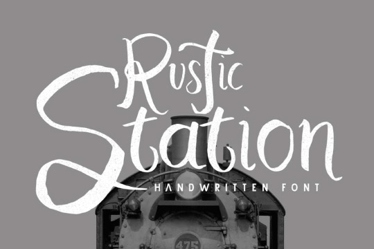 Rustic Station Typeface