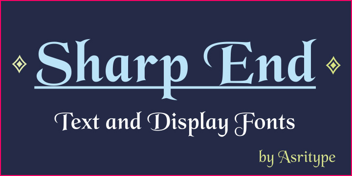Sharp End  font