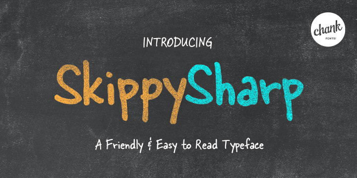 Skippy Sharp font