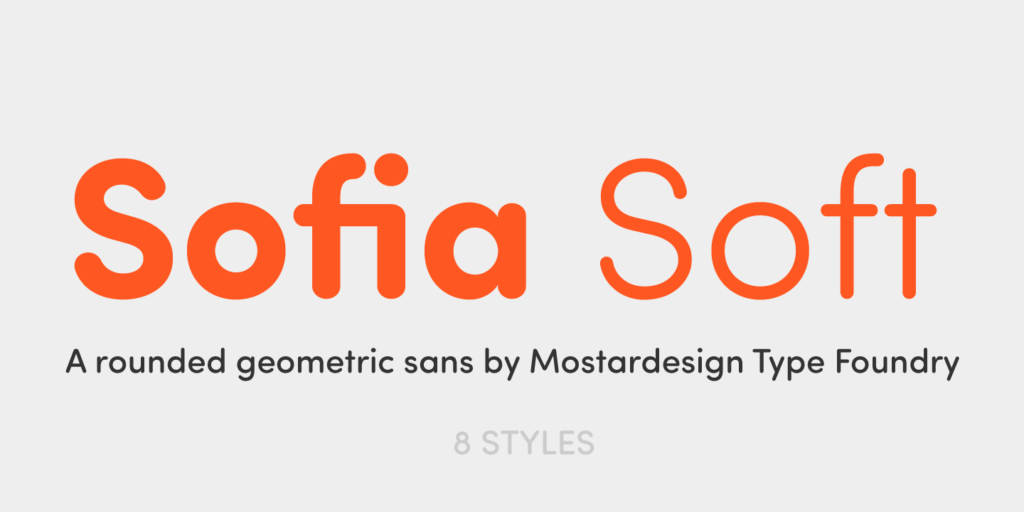 Sofia Pro Soft font