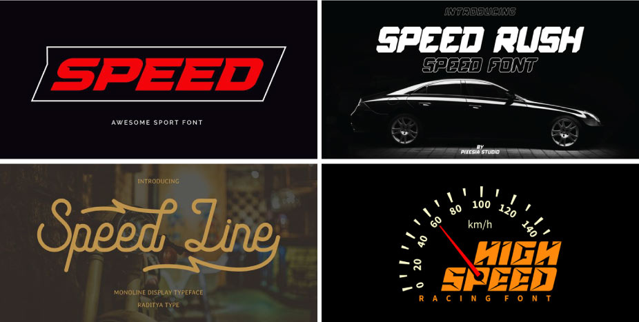 Speed fonts cover