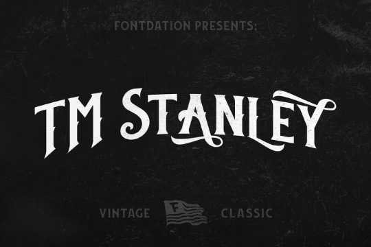 TM Stanley font