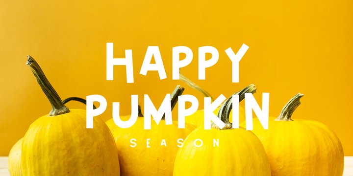 Happy Pumpkin font