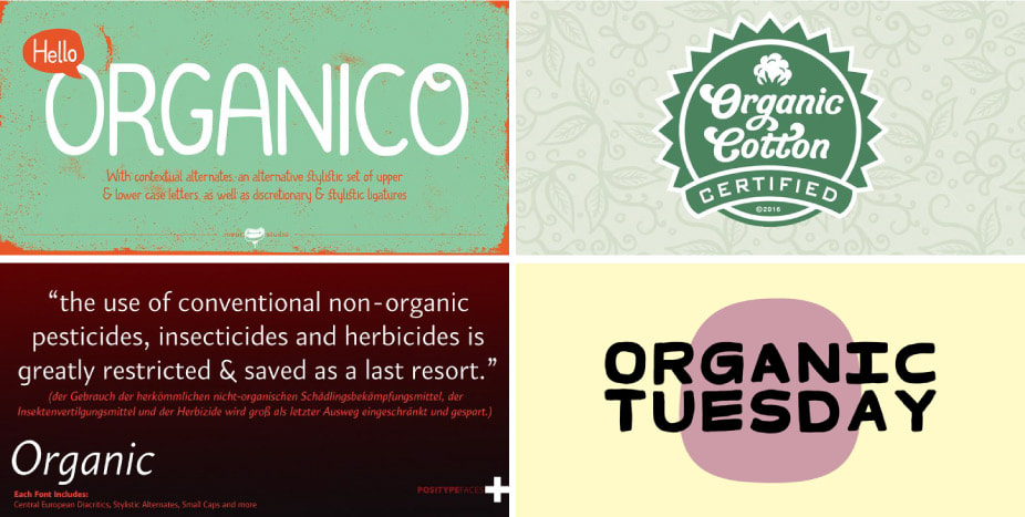 organic fonts cover