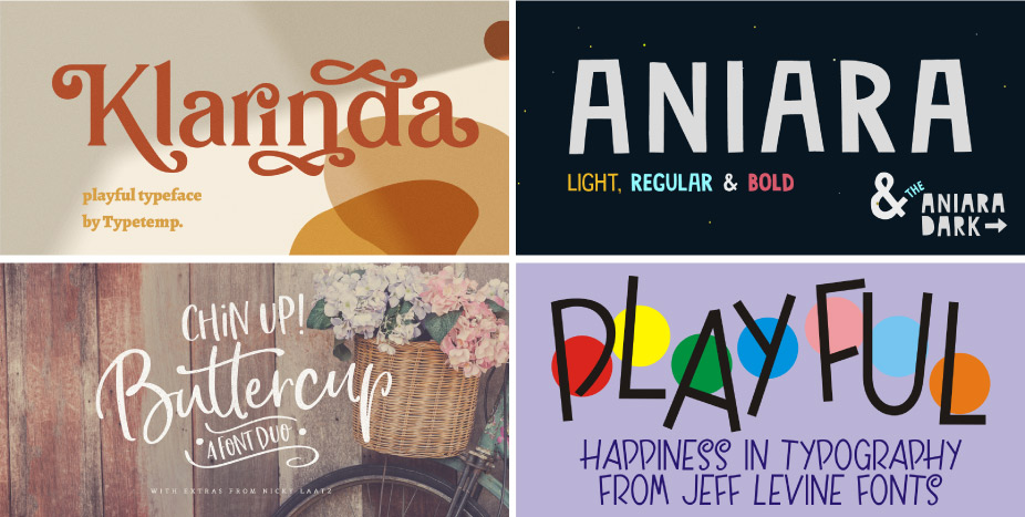 playful fonts cover