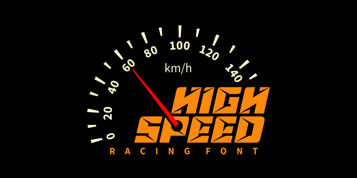 High Speed font