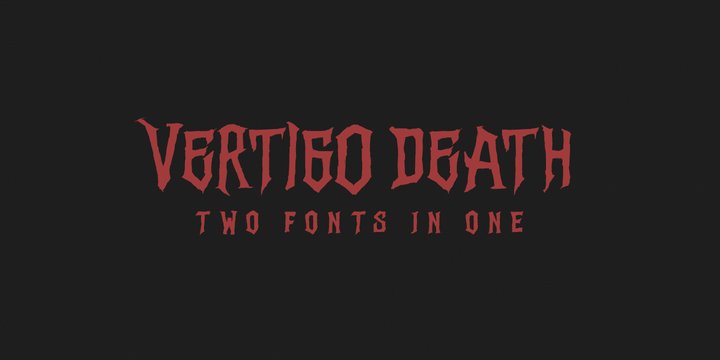 vertigo death font