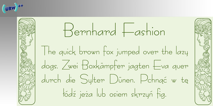 Bernhard Fashion font