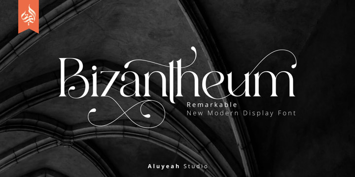 Al Bizantheum font