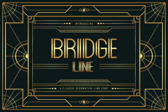 Bridge Line font