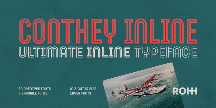 Conthey Inline font