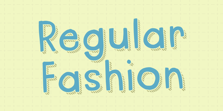 Regular Fashion font