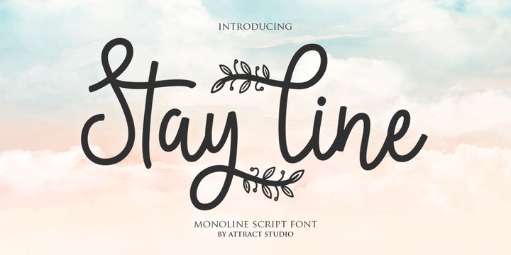 Stay Line font