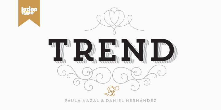 Trend font