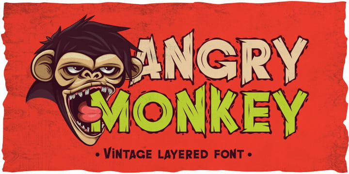 Angry Monkey  font