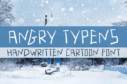 Angry Typens font