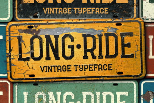Long Ride font