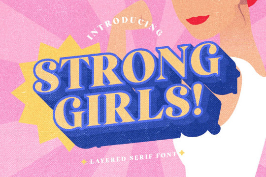 Strong Girls font