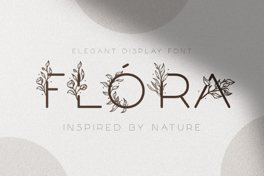 flora font