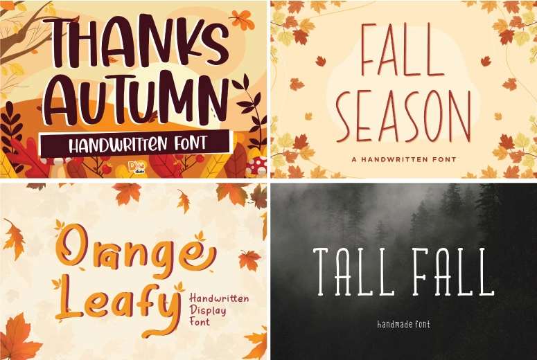 20 Best Fall Fonts